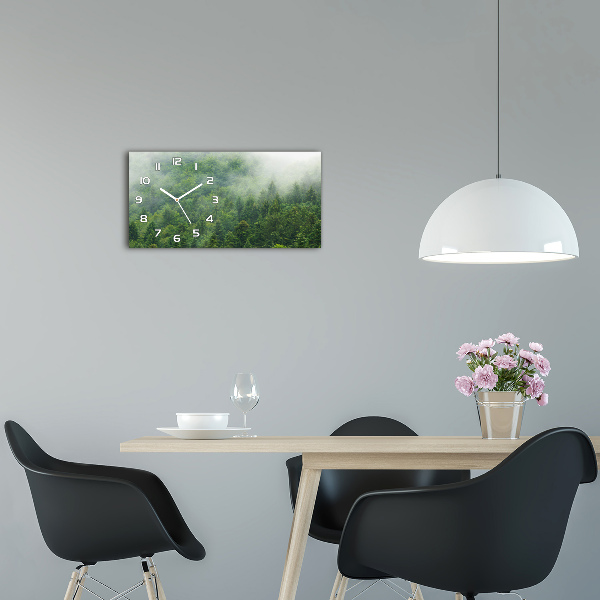 Orologio rettangolare con quadrante dal motivo Foresta misteriosa