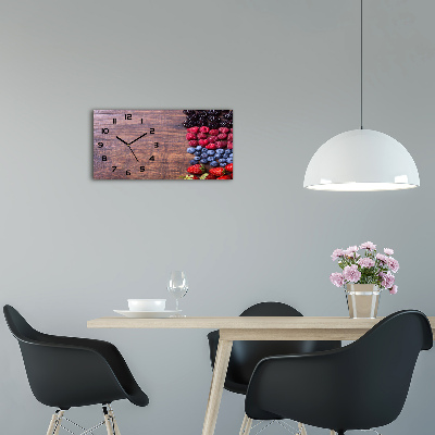 Orologio orizzontale con motivo Frutti di bosco