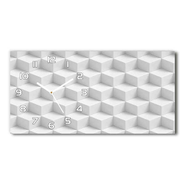 Orologio orizzontale con motivo astratto 3D