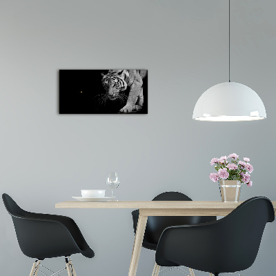 Orologio rettangolare con quadrante decorato con motivo a tigre