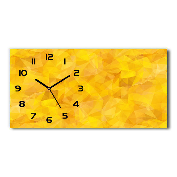 Orologio rettangolare con quadrante decorato con motivi a triangoli astratti