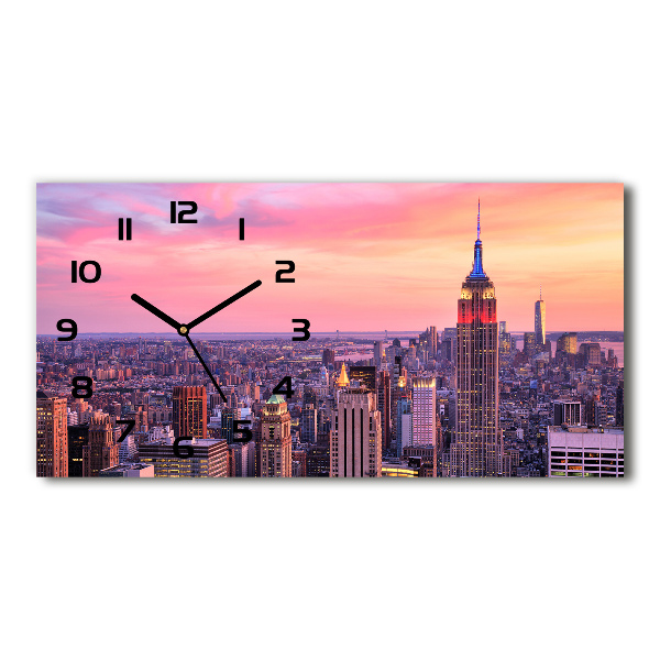 Orologio rettangolare in stile New York Ovest