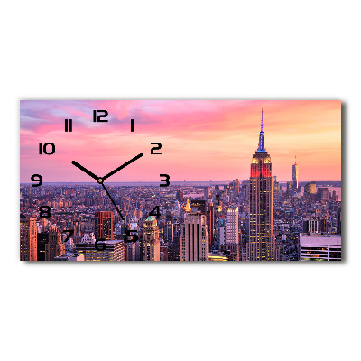 Orologio rettangolare in stile New York Ovest