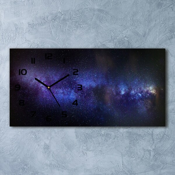 Orologio orizzontale con motivo della Via Lattea