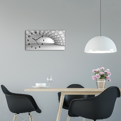 Orologio orizzontale con motivo a tunnel astratto