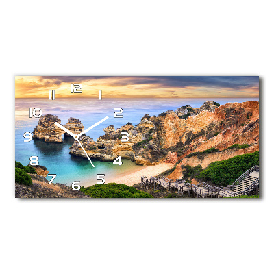 Orologio rettangolare con motivo ispirato a Lagos, Portogallo