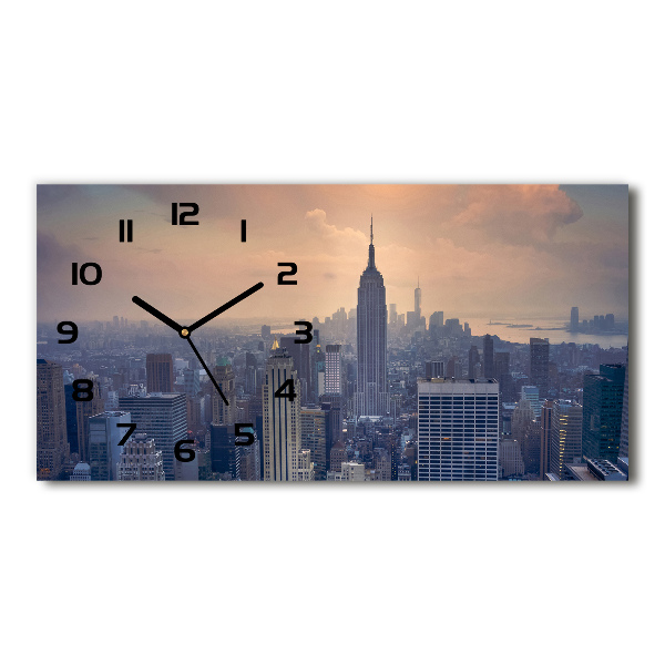 Orologio orizzontale con motivo Manhattan, New York