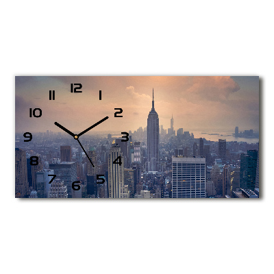 Orologio orizzontale con motivo Manhattan, New York