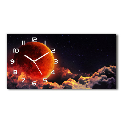 Orologio rettangolare con motivo Eclissi lunare
