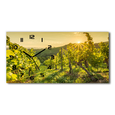 Orologio orizzontale con motivo Vigneto
