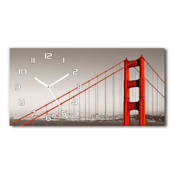 Orologio orizzontale con stampa del Ponte di San Francisco