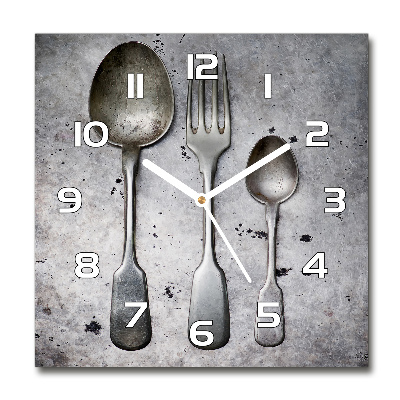 Orologio orizzontale con motivo geometrico sullo sfondo