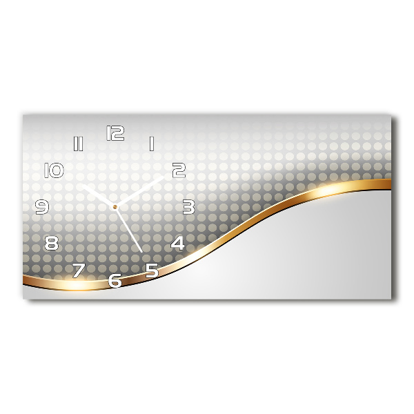 Orologio orizzontale con sfondo astratto