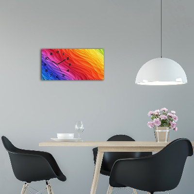 Orologio rettangolare con quadrante 'Piogge colorate'