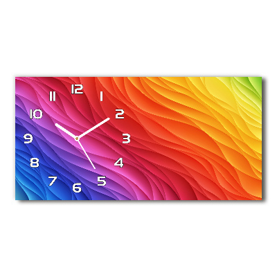 Orologio rettangolare con quadrante 'Piogge colorate'