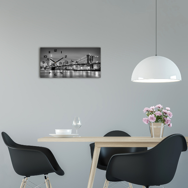 Orologio rettangolare con quadrante ispirato al Ponte di Brooklyn