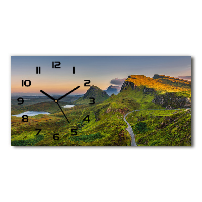 Orologio orizzontale con motivo dei Highlands scozzesi