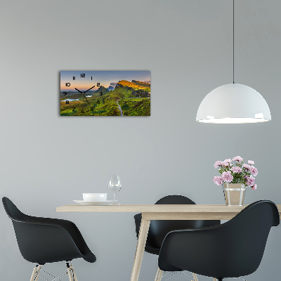 Orologio orizzontale con motivo dei Highlands scozzesi