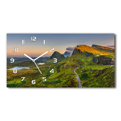 Orologio orizzontale con motivo dei Highlands scozzesi