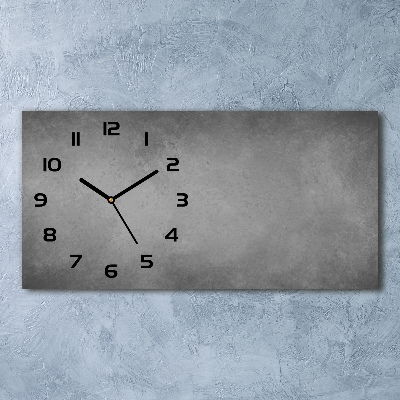 Orologio rettangolare con quadrante dallo sfondo effetto cemento