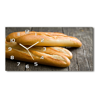 Orologio orizzontale con cinturino baguette