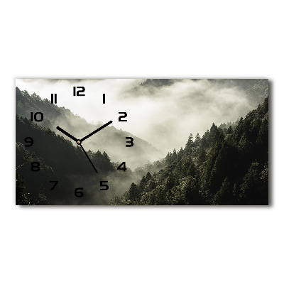 Orologio orizzontale con stampa «Nebbia sulla foresta»