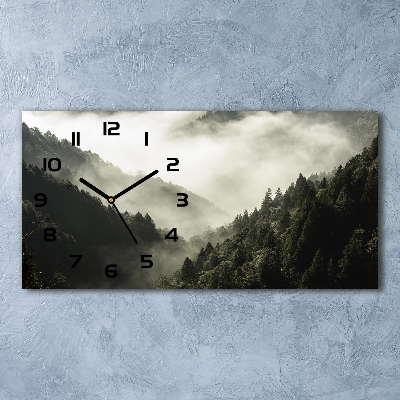 Orologio orizzontale con stampa «Nebbia sulla foresta»