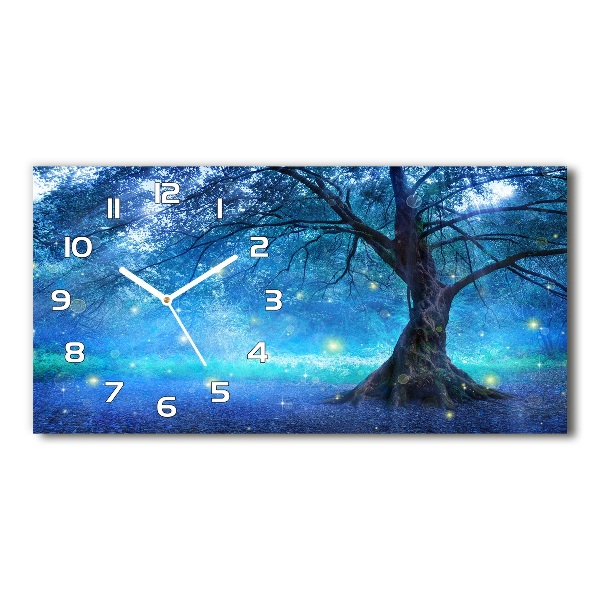 Orologio orizzontale con motivo Foresta misteriosa