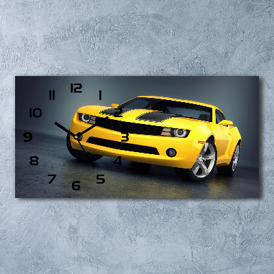Orologio orizzontale con motivo auto sportiva