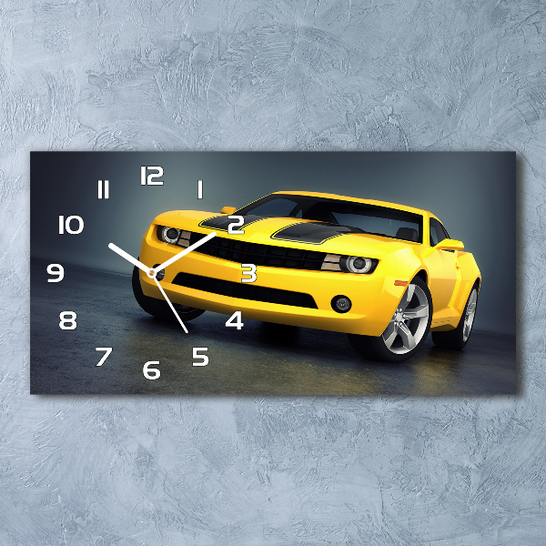 Orologio orizzontale con motivo auto sportiva