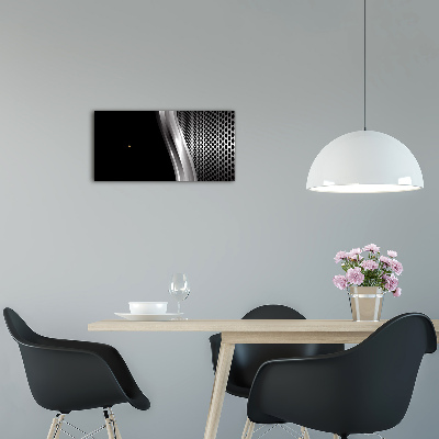 Orologio rettangolare con quadrante dall'aspetto metallico astratto