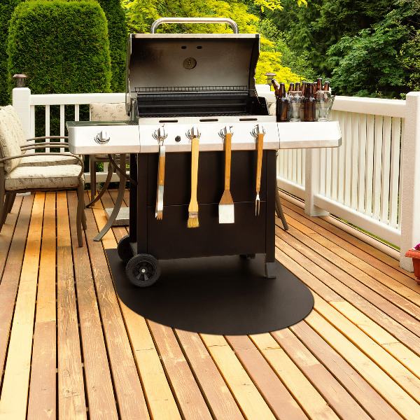 Piastra per barbecue semiovale 80x70 cm