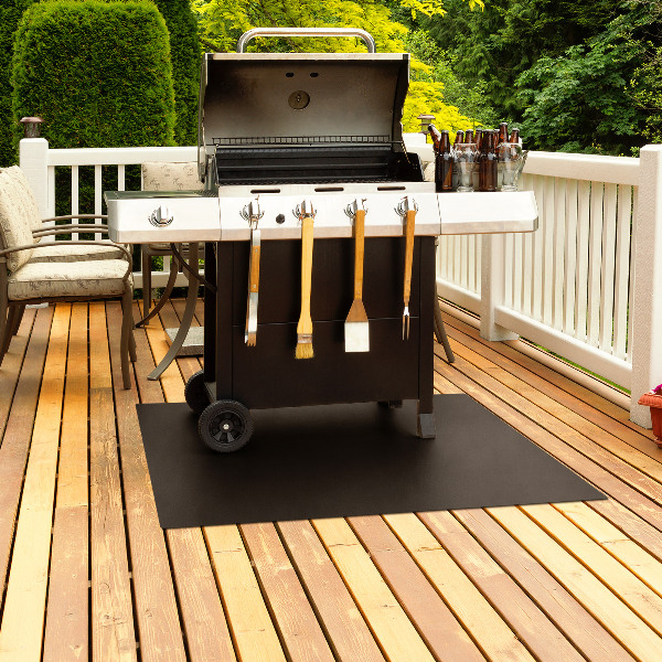 Piastra sotto barbecue rettangolare 100x70 cm