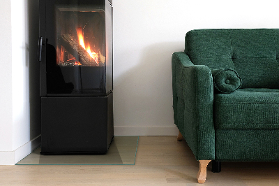 Rettangolare vetro sotto stufa in vetro trasparente