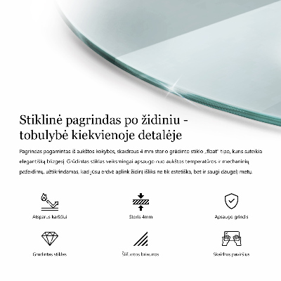 Lastra in vetro per caminetto a quarto di cerchio trasparente