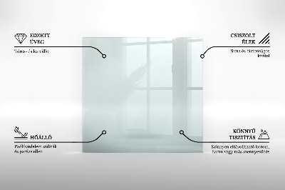 Vetro sotto stufa esagonale in vetro trasparente