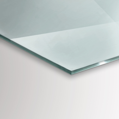 Vetro sotto stufa esagonale in vetro trasparente