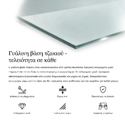 Vetro sotto stufa esagonale in vetro trasparente