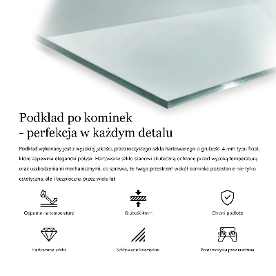 Vetro sotto stufa esagonale in vetro trasparente