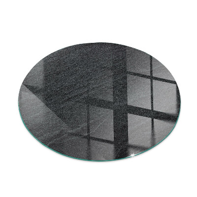 Vetro sotto il camino con texture di pietra naturale