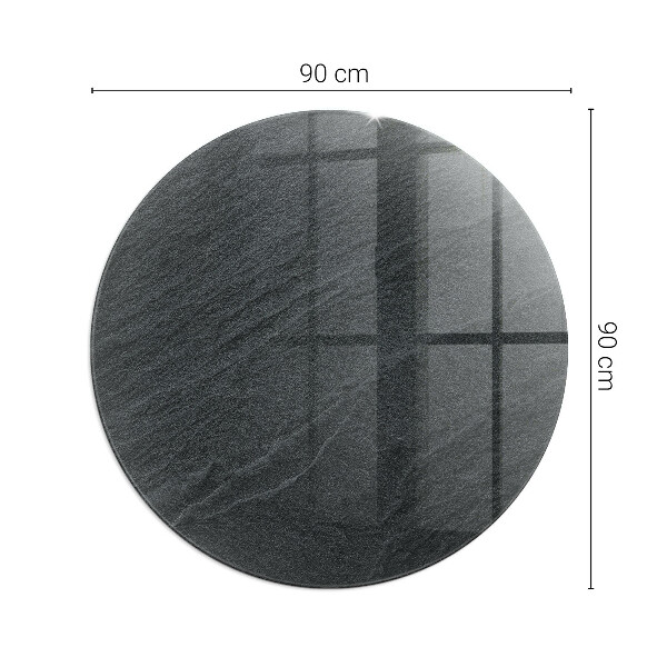 Vetro sotto il camino con texture di pietra naturale