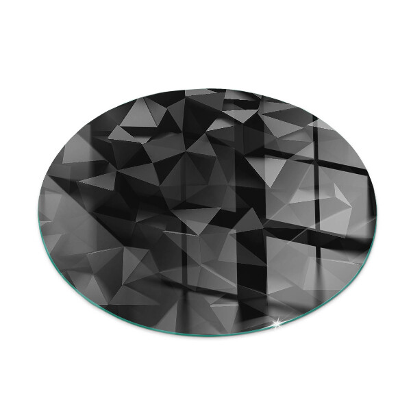 Vetro sotto il camino Geometria tridimensionale