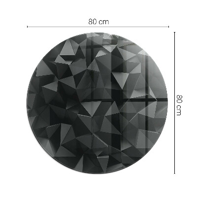 Vetro sotto il camino Geometria tridimensionale