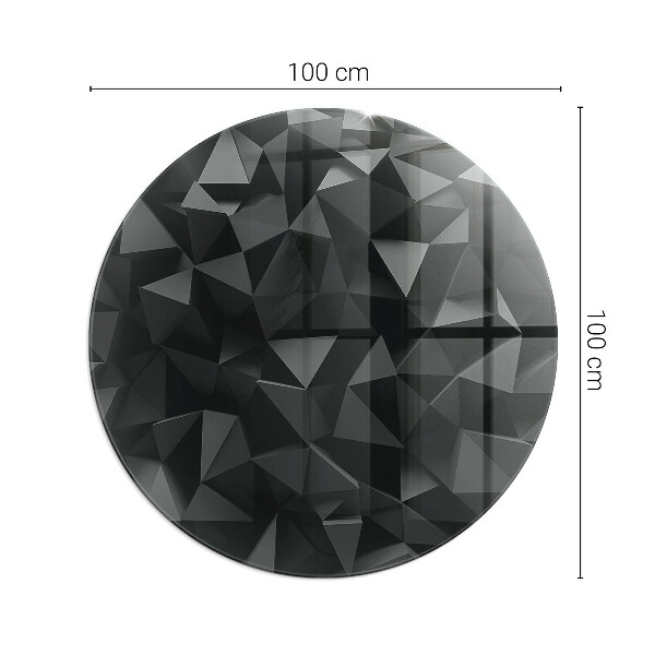 Vetro sotto il camino Geometria tridimensionale