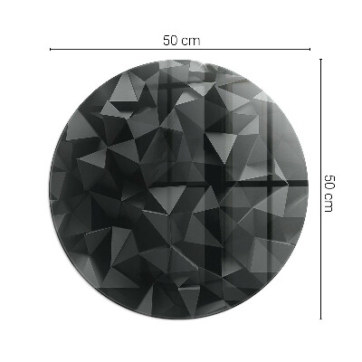 Vetro sotto il camino Geometria tridimensionale