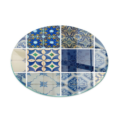 Vetro sotto il camino Motivi per piastrelle in ceramica
