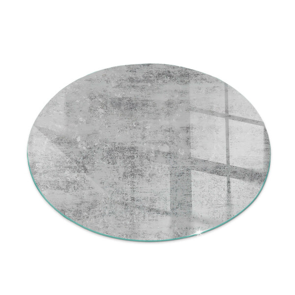 Vetro sotto il camino rotondo con una texture di sfondo astratta