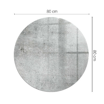 Vetro sotto il camino con struttura in calcestruzzo grezzo