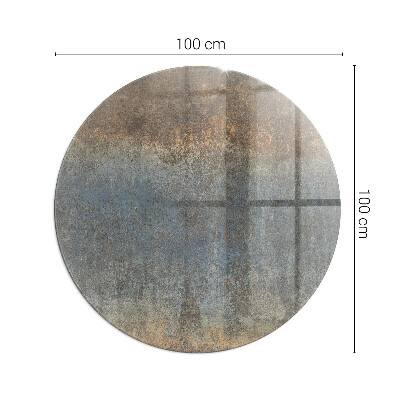 Vetro sotto il camino con motivo astratto e trama