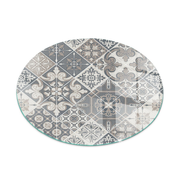 Vetro sotto il camino Motivo decorativo a mosaico